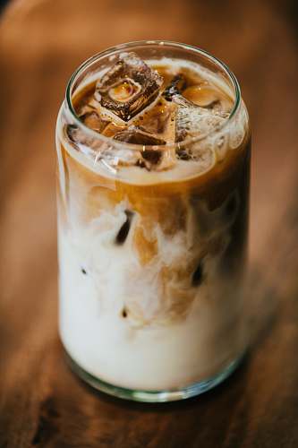coffee clear glass filled ice coffee los angeles